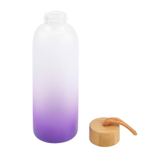 12 Pack: 24oz. Frosted Glass Sublimation Bottle by Make Market